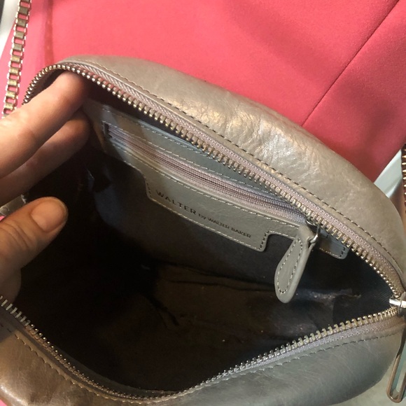 Walker Baker Real Leather Purse with Bike Chain style strap - Picture 2 of 7